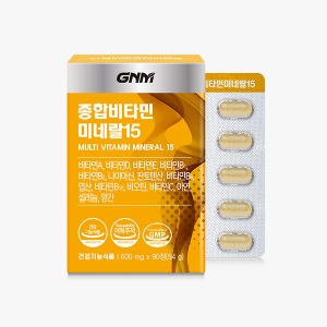 [총 3개월분] 종합비타민 미네랄 15 90정 1박스